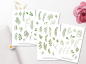 Preview: Botanic Sticker Set